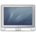 Cinema Display Old Front (graphite) Icon 128px png
